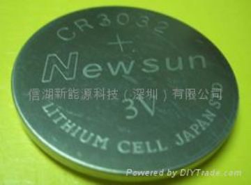 Newsun Lithium Coin Battery Cr3032