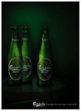El Carlsberg Beer Advertisement, Signboard