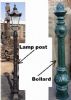 Lamp Post  And Bollard