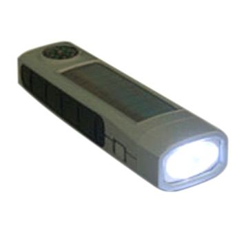 Led Solar Plastic Torch/Flashlight
