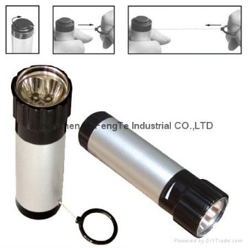 Pull Chargeable Flashlight With 13000Mcd Illumination