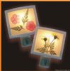 Four Leaf Clover Or Pressed Flower Lamp / Night Light