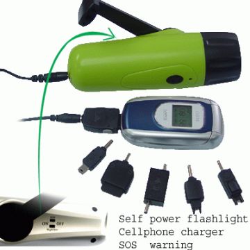 Forever Flashlight With Cellphone Charger
