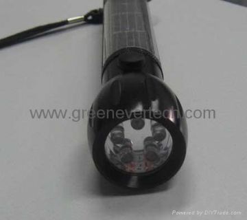 Solar Aluminum Alloy Led Torch