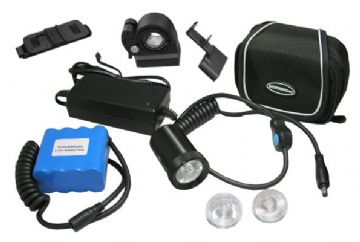 Exlight 12V Halogen Bike Light  +Battery Pack