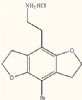 1-(8-Bromo-2,3,6,7-Tetrahydrobenzodifuran-4-Yl)-2-Aminoethane Hydrochloride