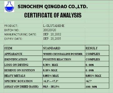 L-Glutamine(Key Product)