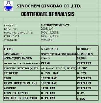 L-Citrulline-Malate(Key Product)