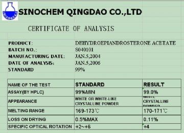 Dehydroepiandrosterone Acetate