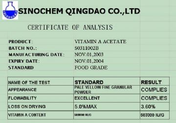 Vitamin A Acetate