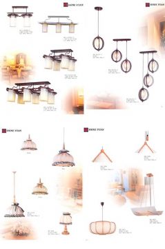 Wood-Style Ceiling Lamp Series