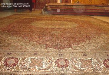 Carpet, Handmade Pure 100%Persian Silk Carpet