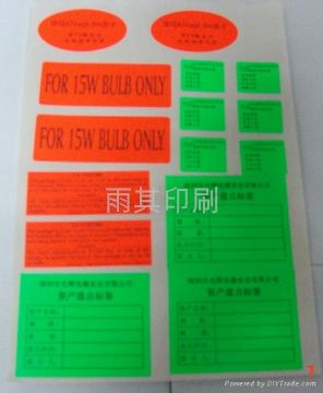 Fluorescent Labeling Paper