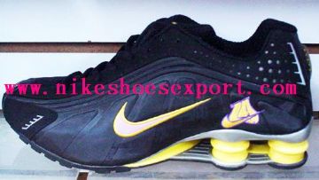 R4( Nike Shoes )Black&Amp;Yellow