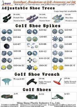 Golf Shoes &Amp; Shoe Tree &Amp; Spike