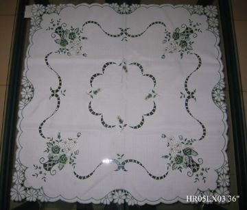Computer Embroidery Table Cloth