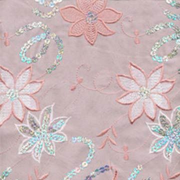 Spangle Embroidered Voile