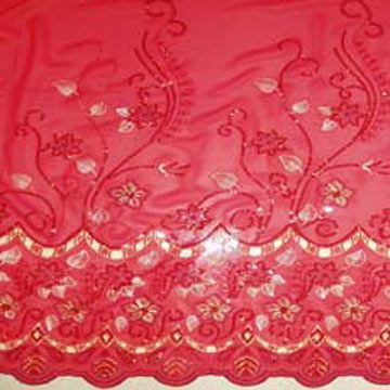 Spangle Embroidery Chiffon