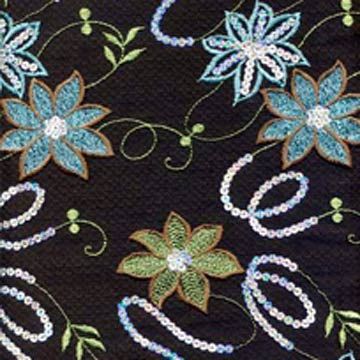 Spangle Embroidery Tulle