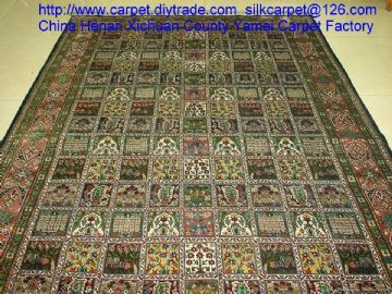 Handmade Pure 100% Silk Art Carpet