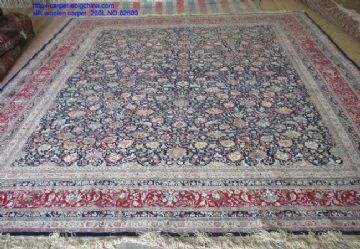 Silk And Wool Mixed Carpet 100%Handmade Pure