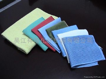 Microfiber Walf Check Cleaning Cloth