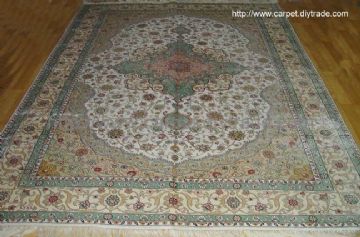 Chinese Handmade Silk Rug - Tree Of Life,Handmade Pure 100% Persian Silk Carpet