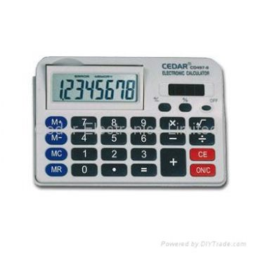 Pocket Calculator With Slip Cover