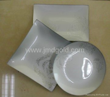 Hand Drawing Glass Plate
