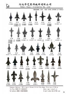 Offer Cast Steel Spear And Finial