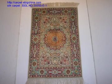 Silk Carpet Pure 100% Woolen Carpets With Silk