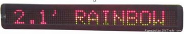7*80 Pixel Red Green Led Moving Sign