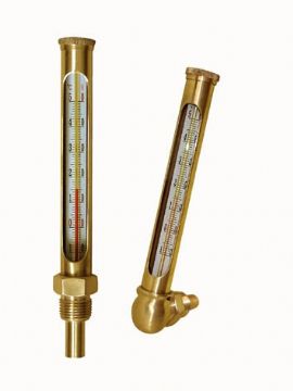 Copper Sets Thermometer