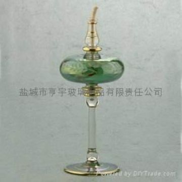 Lighting Glass, Glassware, Glass Oil Lamp