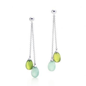 925 Silver Crystal Earrings -- Xiamen Wan-Xiang Jewelry