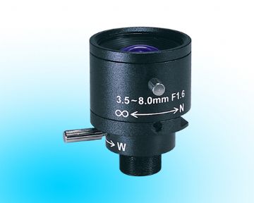 Cctv Lens, Manual Iris, 3.5-8Mm,  M12&Times;0.5