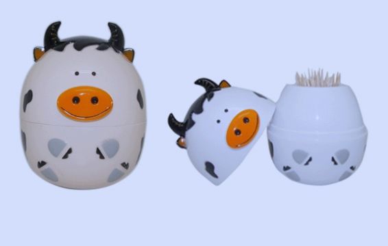 牛牙签盒 广告促销品 礼品赠品促销品 牛年促销